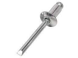 Заклепки D= 1-58 мм, L= 3-180 мм, Материал: алюминий; сталь; нержавеющая сталь…, Форма: с