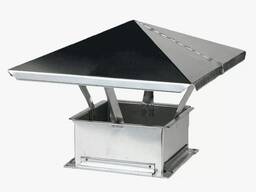 Зонт крышной прямоугольный 500х300 мм, Размер 1: 100-1200 мм, Размер 2: 100-1200 мм в Баку